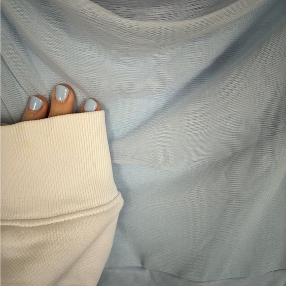 Cider Light Blue Ruffled Dress - Picture 3 of 5